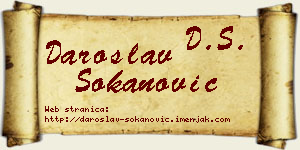 Daroslav Sokanović vizit kartica